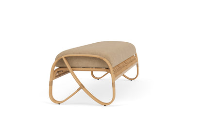 Lloyd Flanders Riviera Garden Bench with Hayden Sand fabric, view 4