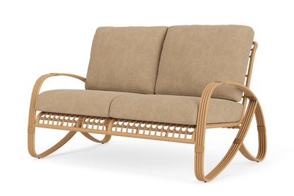 Lloyd Flanders Riviera Loveseat with Hayden Sand fabric, view 10
