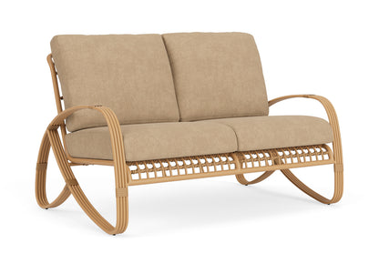 Lloyd Flanders Riviera Conversation Set with Hayden Sand fabric, view 2