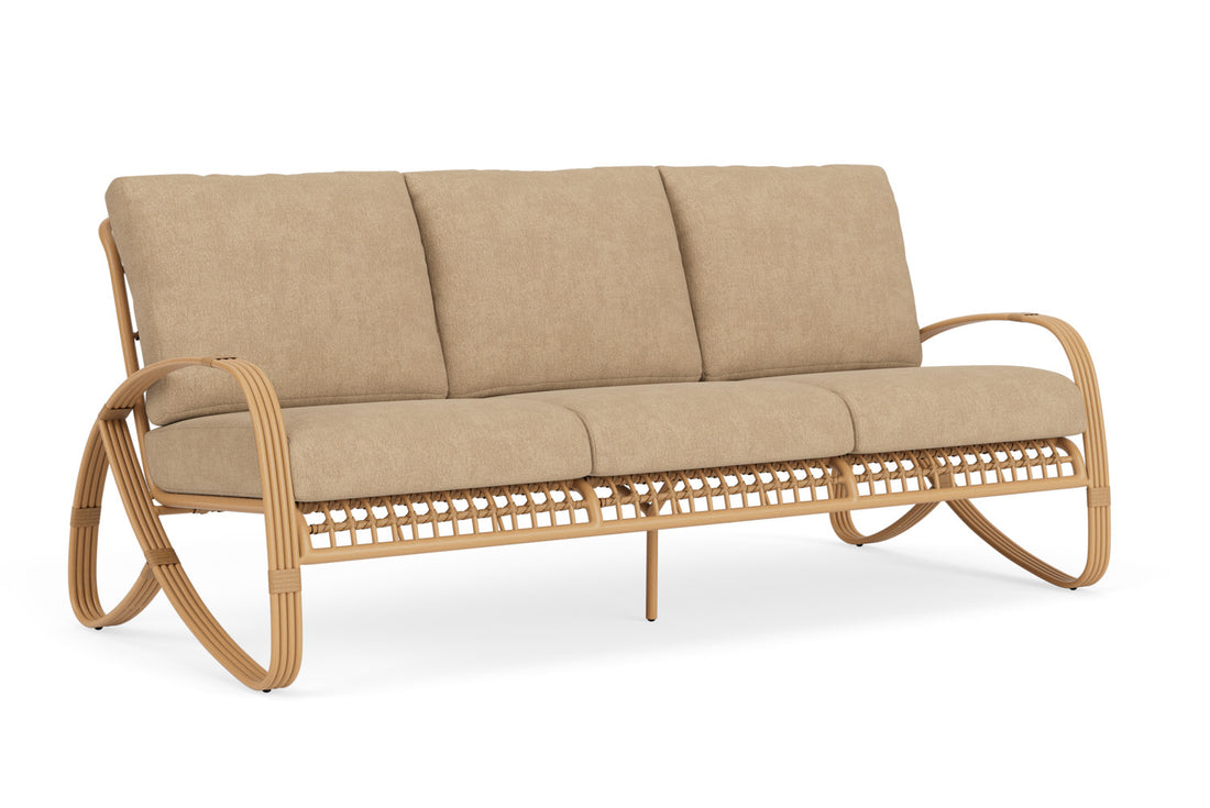 Lloyd Flanders Riviera Living Room Set with Hayden Sand fabric, view 2