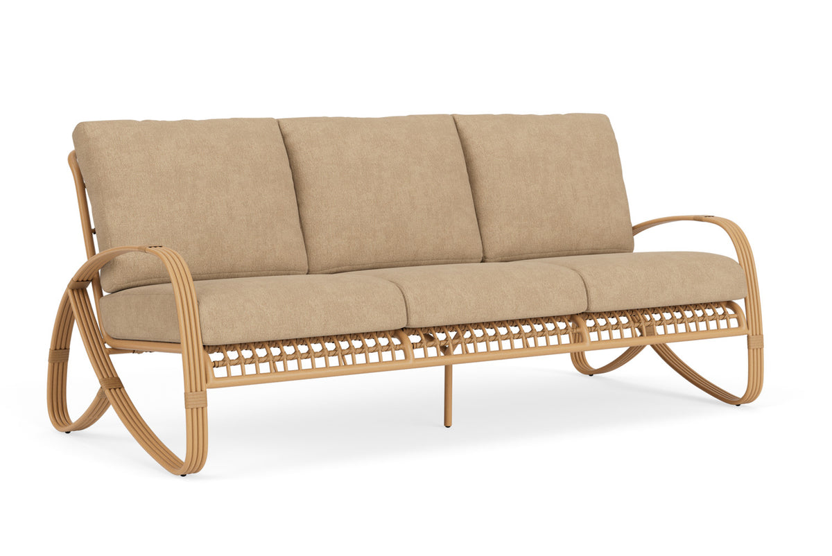 Lloyd Flanders Riviera Sofa with Hayden Sand fabric, view 2