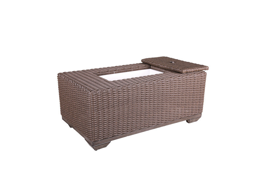 Ocean Isle Coffee Table with Ice Bucket