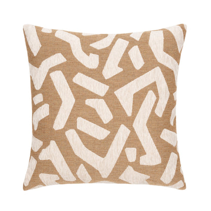 Elaine Smith Fascination Caramel outdoor pillow, brown - view 3