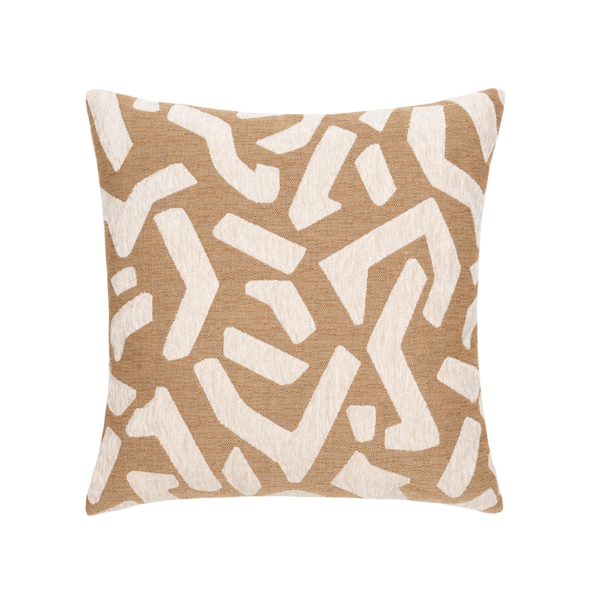 Elaine Smith Fascination Caramel outdoor pillow, brown - view 2