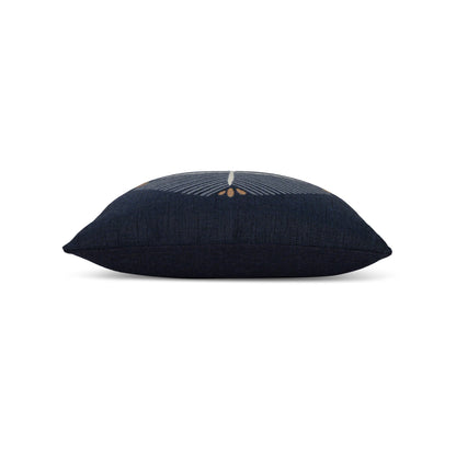 Elaine Smith Direction Indigo outdoor pillow, navy - view 8