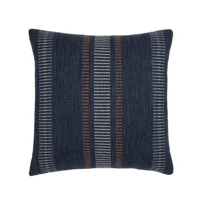 Elaine Smith Journey Indigo outdoor pillow, navy - view 2