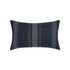 Elaine Smith Journey Indigo outdoor pillow, navy