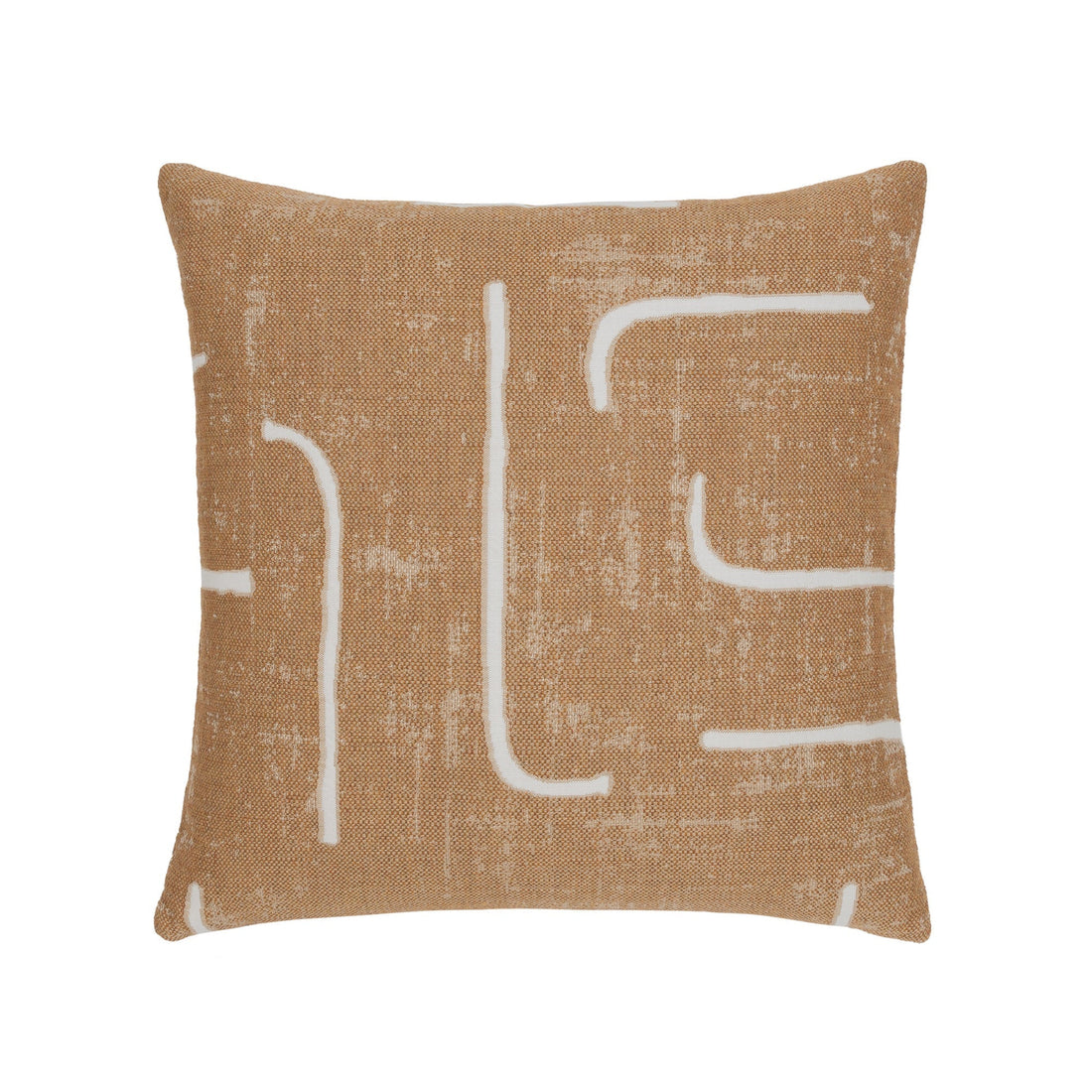 Elaine Smith Instinct Caramel outdoor pillow, brown - view 2