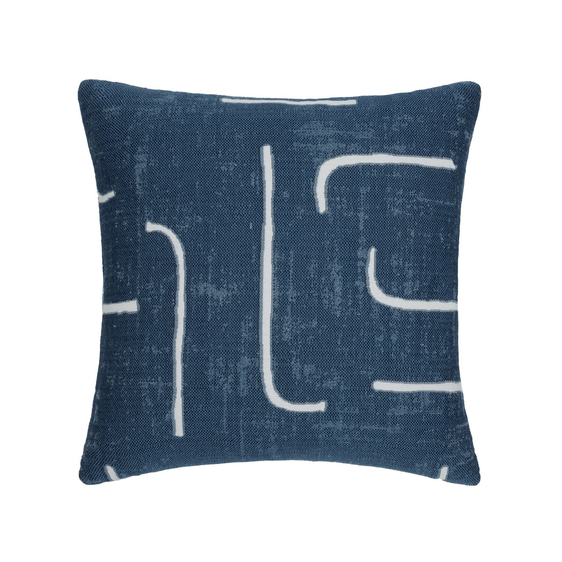 Elaine Smith Instinct Denim outdoor pillow, blue - view 2