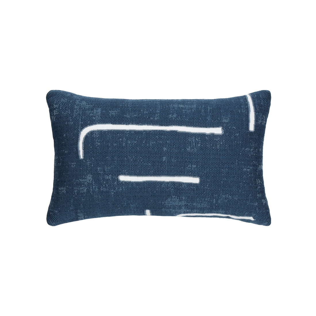 Elaine Smith Instinct Denim outdoor pillow, blue