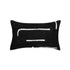 Elaine Smith Instinct Ebony outdoor pillow, black