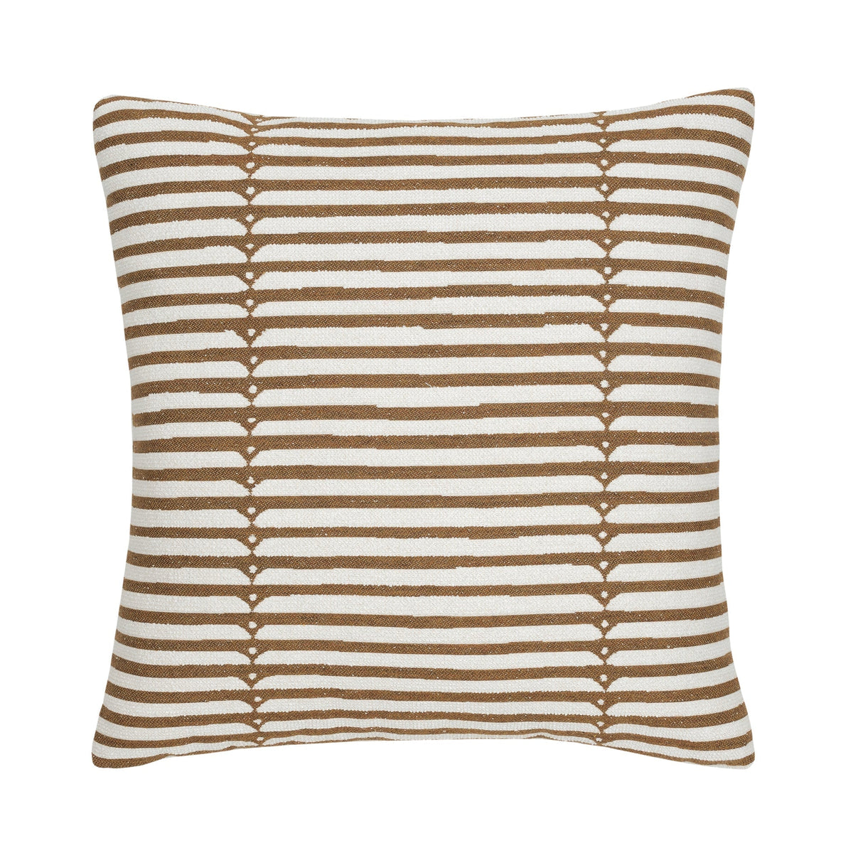 Elaine Smith Sincerity Caramel outdoor pillow, brown - view 3