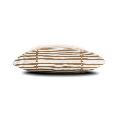 Elaine Smith Sincerity Caramel outdoor pillow, brown - view 11