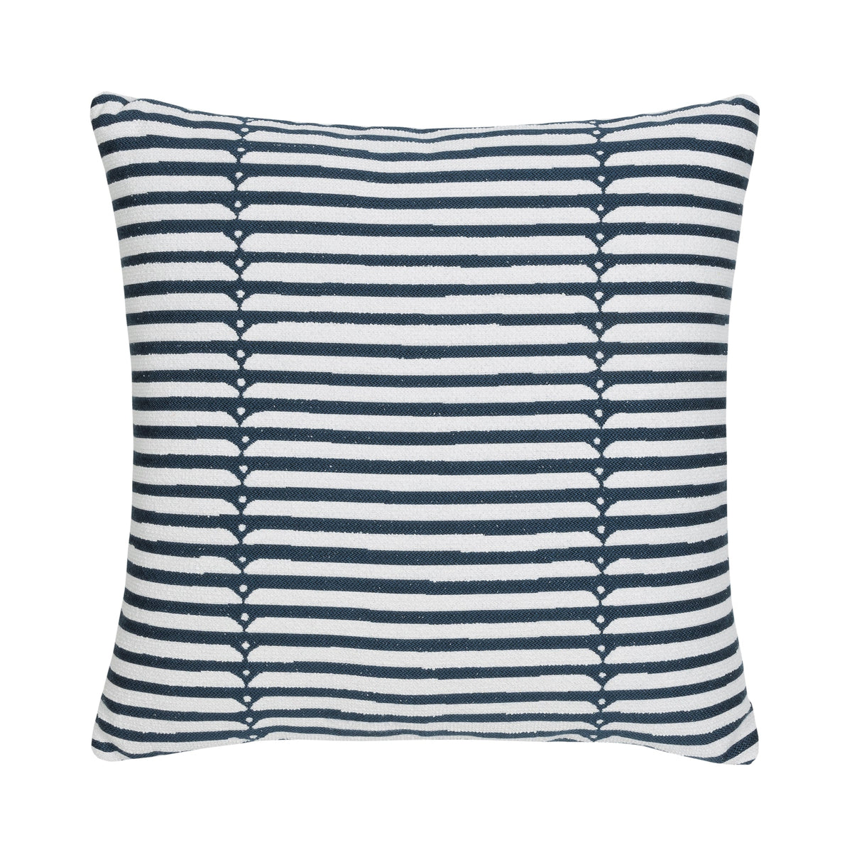 Elaine Smith Sincerity Denim outdoor pillow, blue - view 3