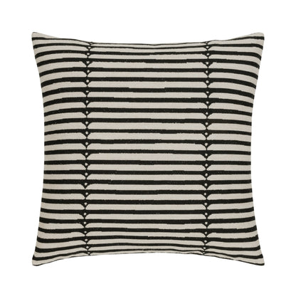Elaine Smith Sincerity Ebony outdoor pillow, black - view 3