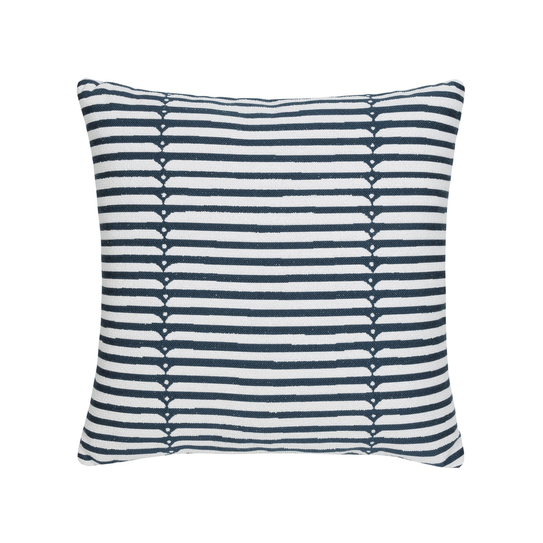 Elaine Smith Sincerity Denim outdoor pillow, blue - view 2