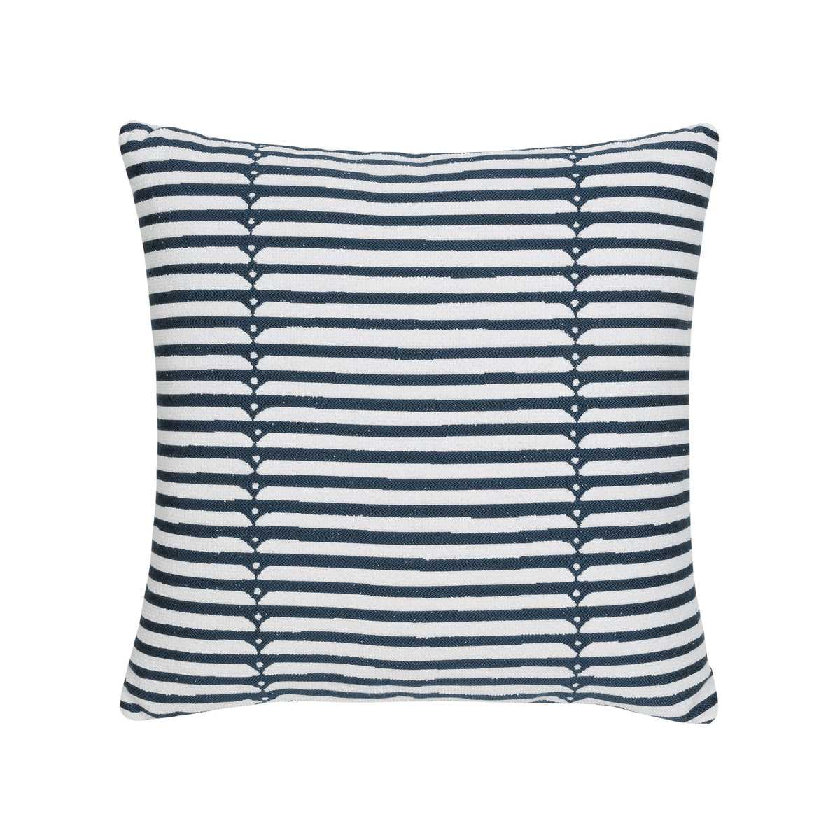 Elaine Smith Sincerity Denim outdoor pillow, blue - view 2