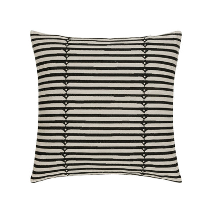 Elaine Smith Sincerity Ebony outdoor pillow, black - view 2