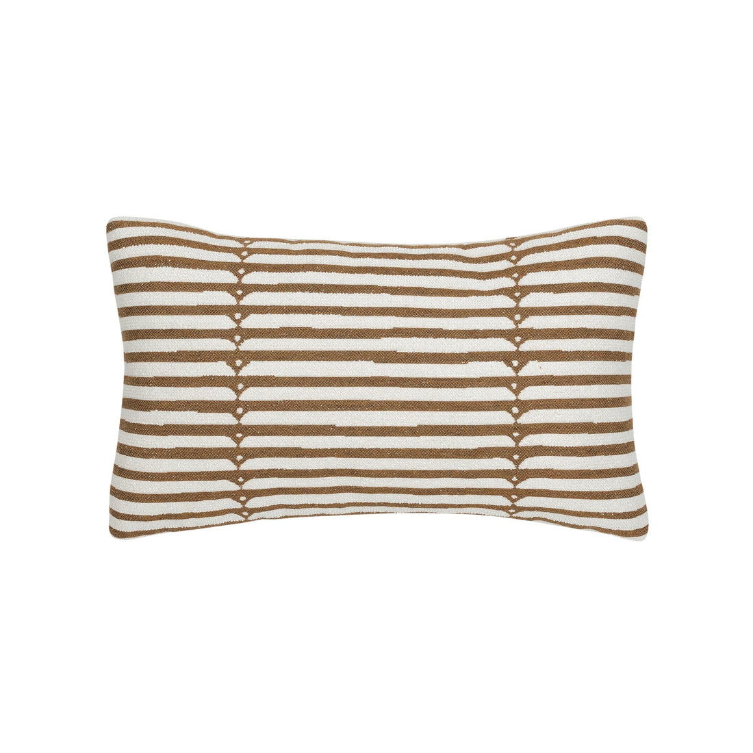 Elaine Smith Sincerity Caramel outdoor pillow, brown