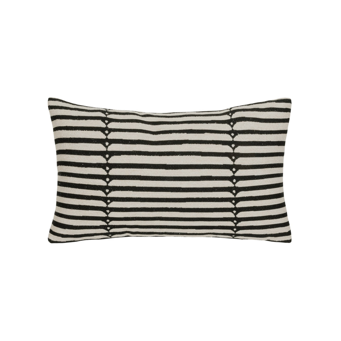 Elaine Smith Sincerity Ebony outdoor pillow, black