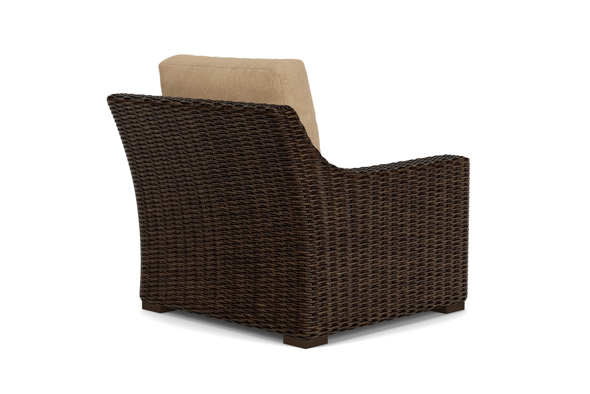 Lloyd Flanders Mesa Lounge Chair with Hayden Sand fabric, view 6