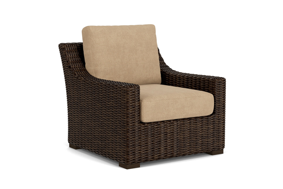 Lloyd Flanders Mesa Lounge Chair with Hayden Sand fabric, view 2