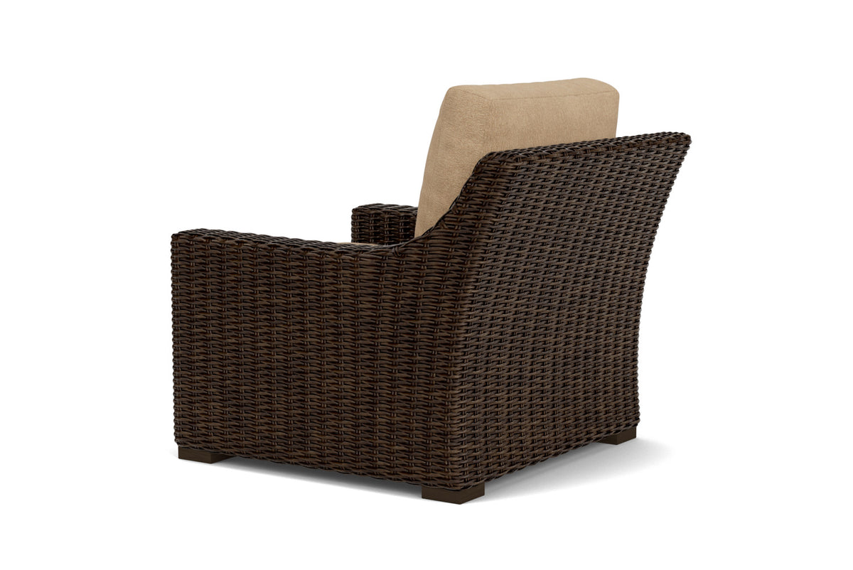 Lloyd Flanders Mesa Lounge Chair with Hayden Sand fabric, view 8