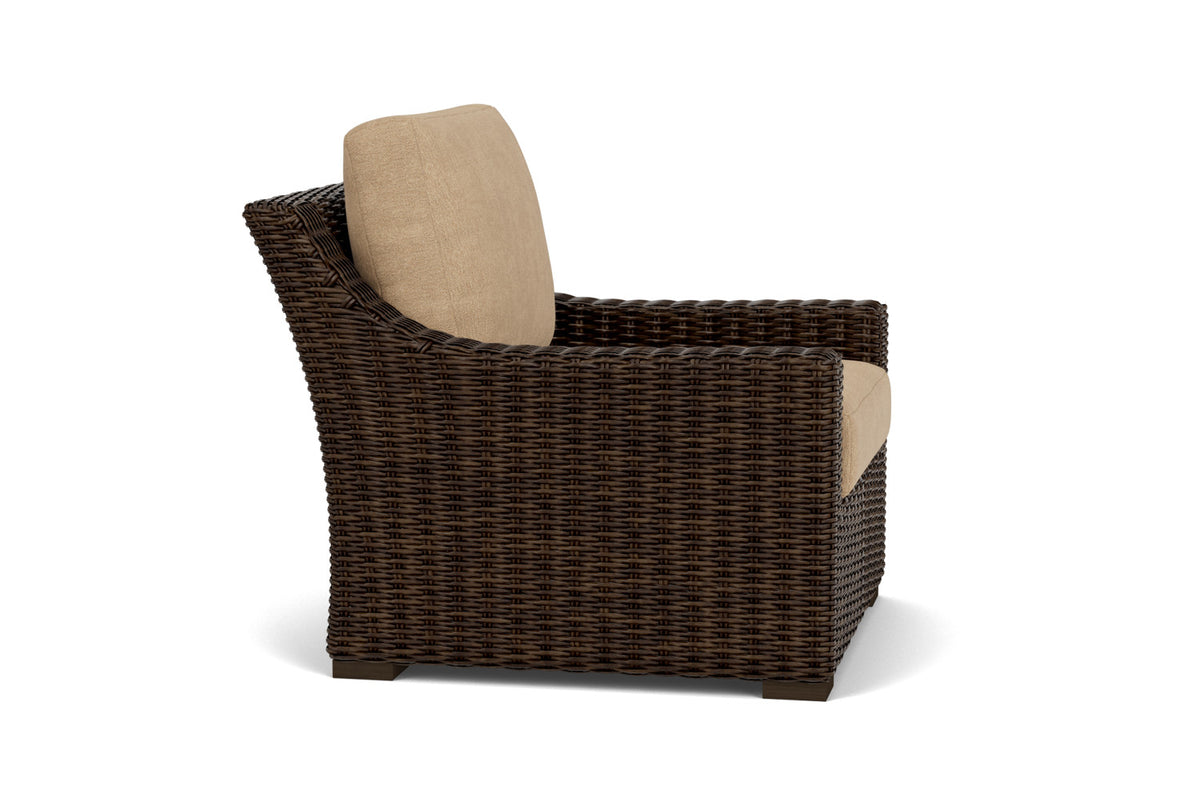 Lloyd Flanders Mesa Lounge Chair with Hayden Sand fabric, view 4