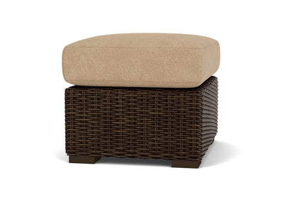 Lloyd Flanders Mesa Ottoman with Hayden Sand fabric, view 4