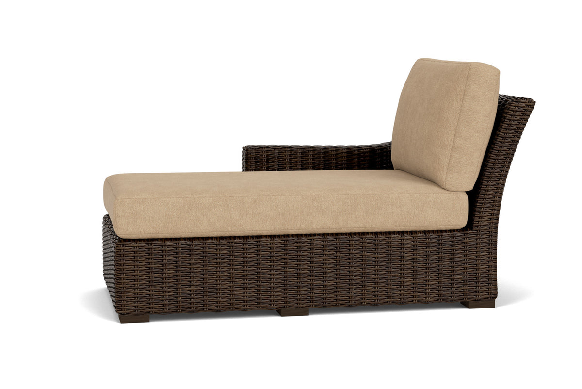 Lloyd Flanders Mesa Right Arm Chaise with Hayden Sand fabric, view 9
