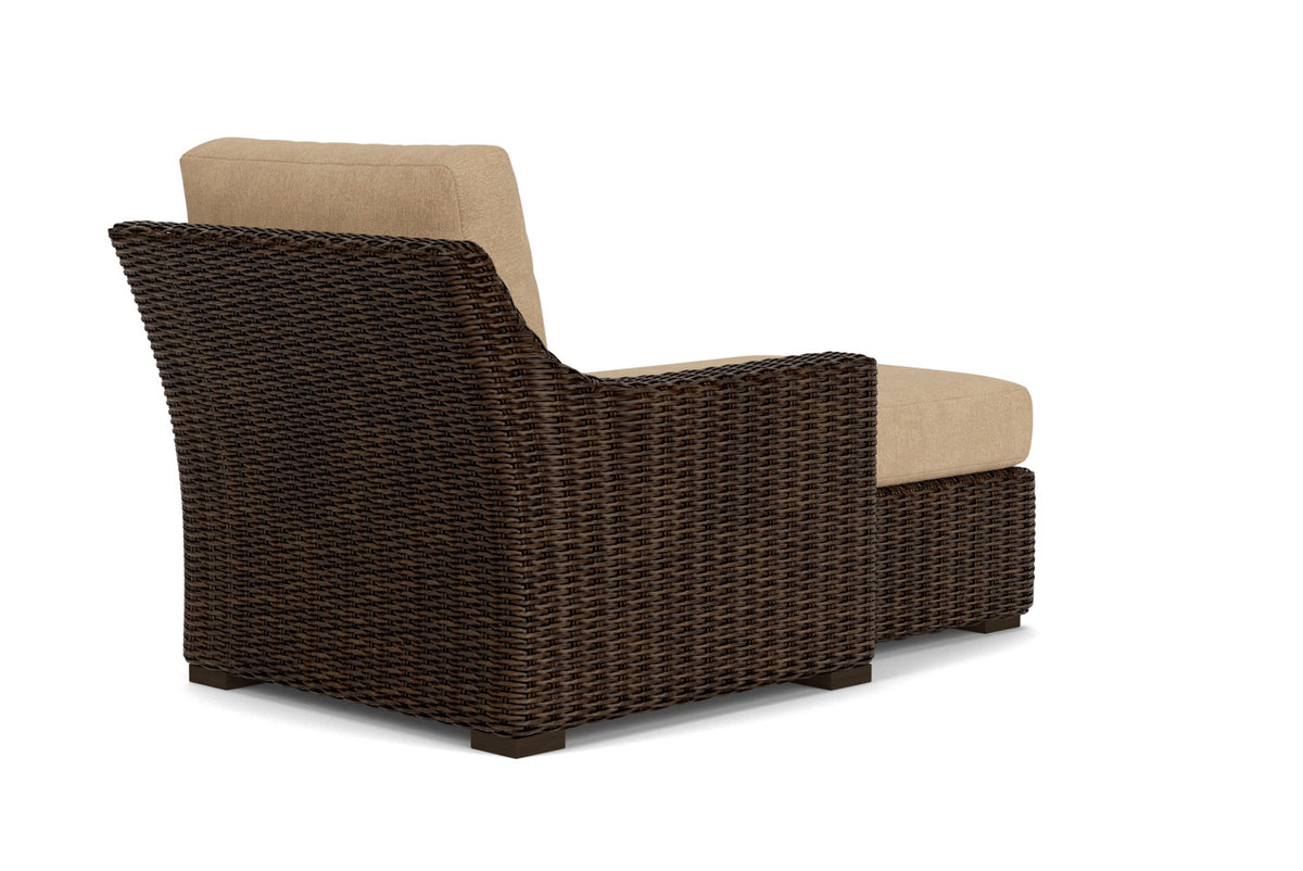 Lloyd Flanders Mesa Right Arm Chaise with Hayden Sand fabric, view 6