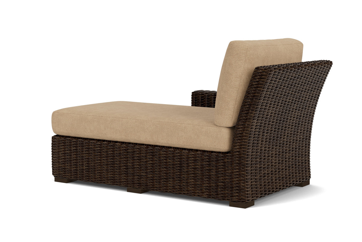 Lloyd Flanders Mesa Right Arm Chaise with Hayden Sand fabric, view 8