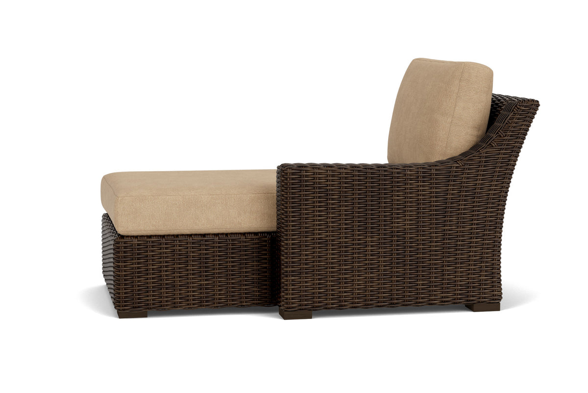 Lloyd Flanders Mesa Left Arm Chaise with Hayden Sand fabric, view 9