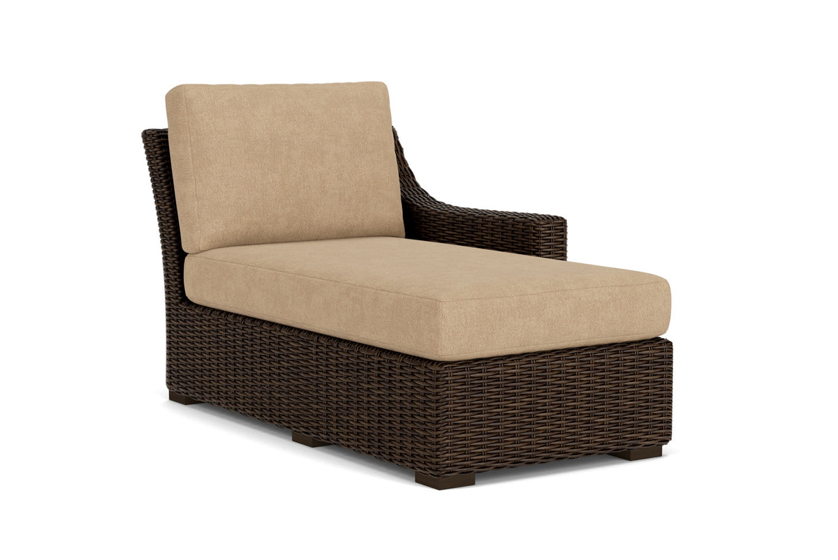 Lloyd Flanders Mesa Left Arm Chaise with Hayden Sand fabric, view 2