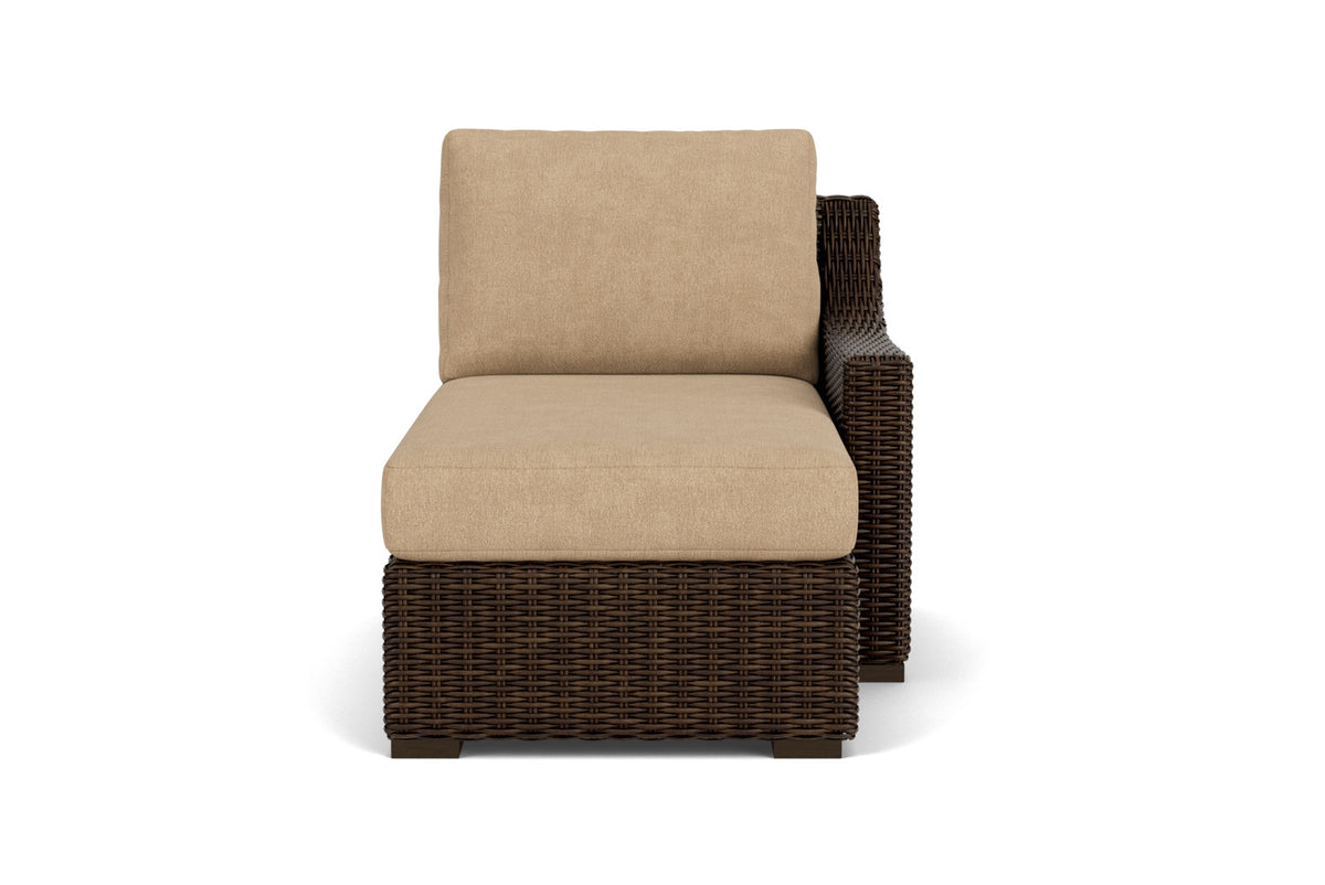 Lloyd Flanders Mesa Left Arm Chaise with Hayden Sand fabric