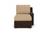 Lloyd Flanders Mesa Left Arm Chaise with Hayden Sand fabric