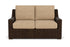 Lloyd Flanders Mesa Loveseat with Hayden Sand fabric
