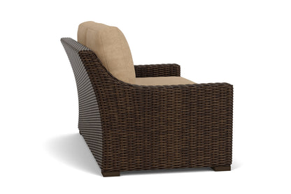 Lloyd Flanders Mesa Loveseat with Hayden Sand fabric, view 5