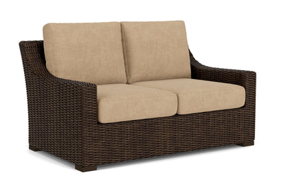 Lloyd Flanders Mesa Loveseat with Hayden Sand fabric, view 2
