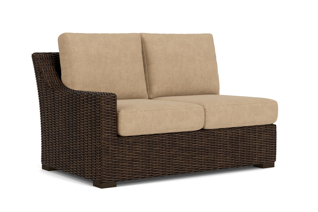 Lloyd Flanders Mesa Right Arm Loveseat with Hayden Sand fabric, view 2