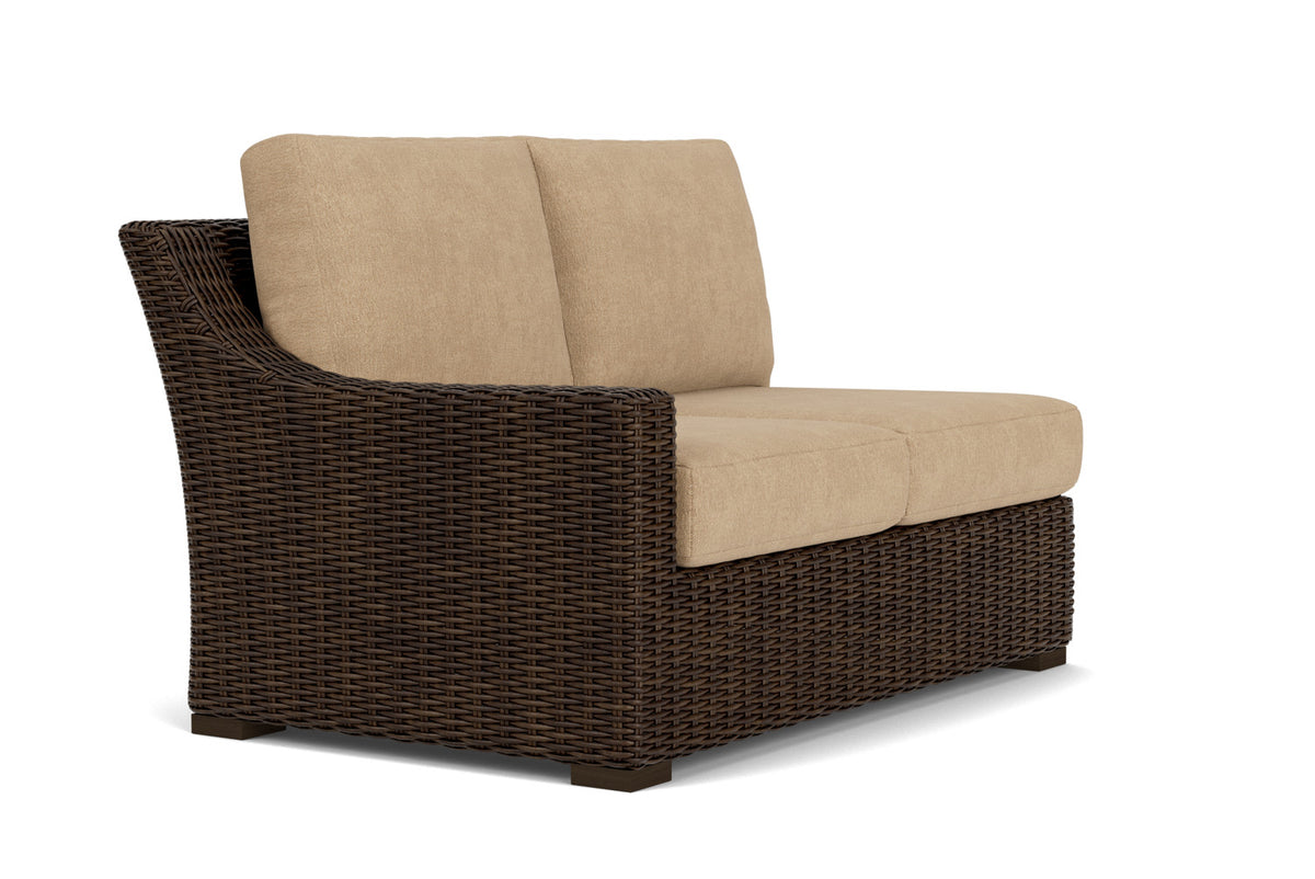 Lloyd Flanders Mesa Right Arm Loveseat with Hayden Sand fabric, view 3