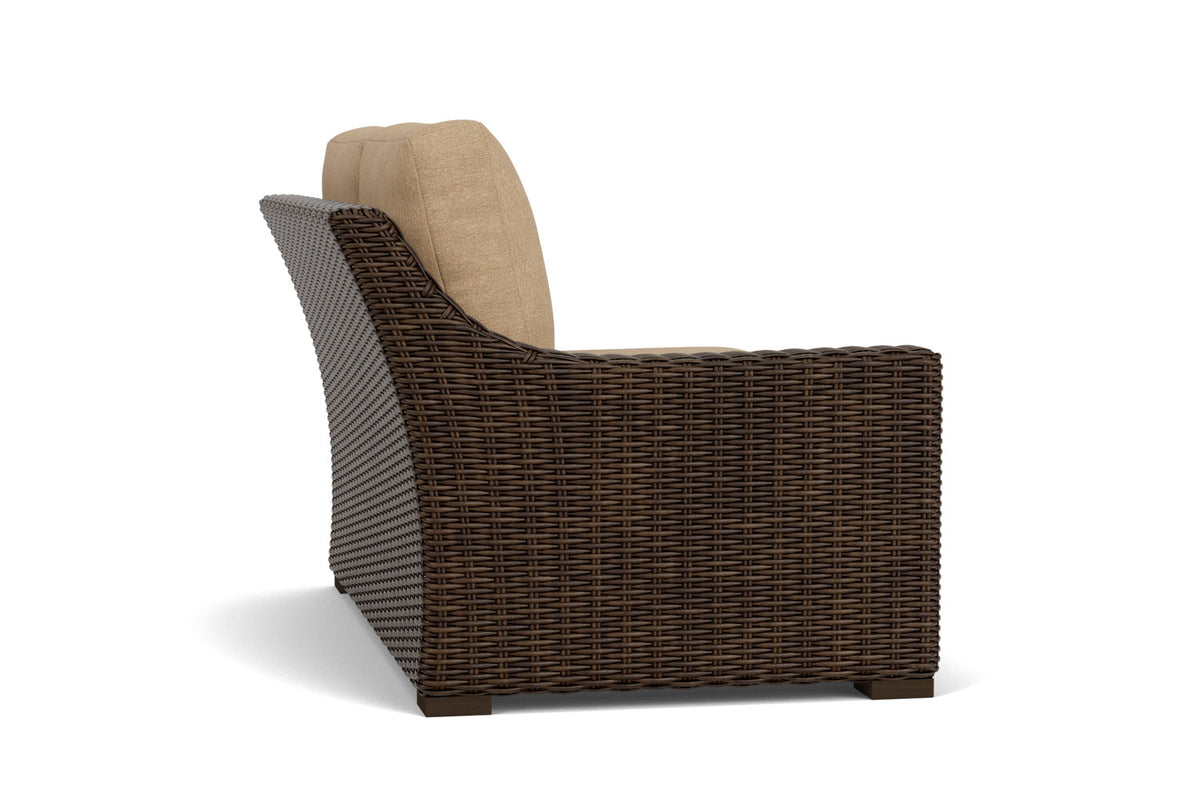 Lloyd Flanders Mesa Right Arm Loveseat with Hayden Sand fabric, view 5