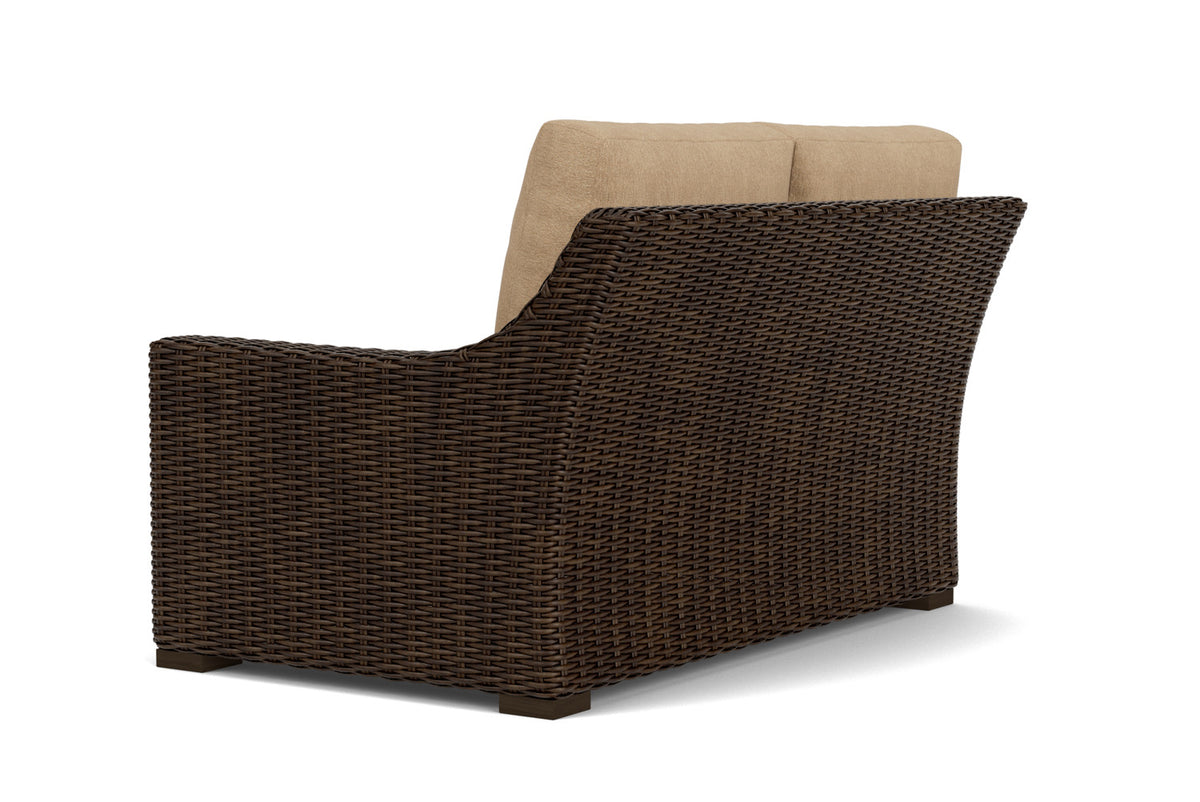 Lloyd Flanders Mesa Chaise Sectional with Hayden Sand fabric, view 8