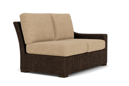 Lloyd Flanders Mesa Left Arm Loveseat with Hayden Sand fabric, view 3
