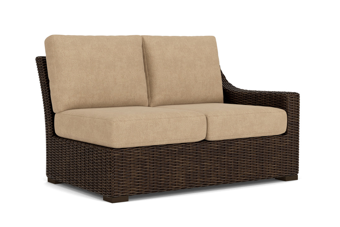 Lloyd Flanders Mesa Chaise Sectional with Hayden Sand fabric, view 2