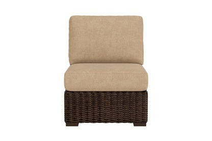 Lloyd Flanders Mesa Armless Sectional with Hayden Sand fabric