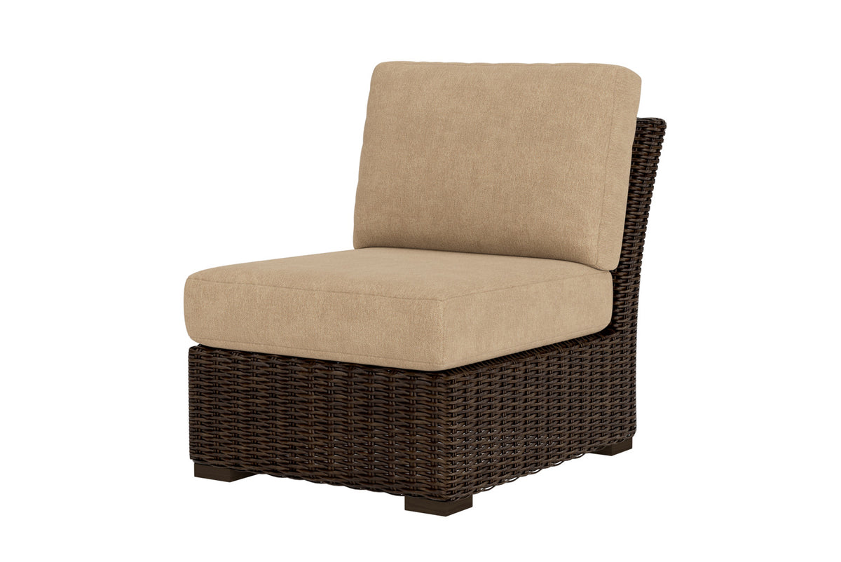 Lloyd Flanders Mesa Armless Sectional with Hayden Sand fabric, view 10