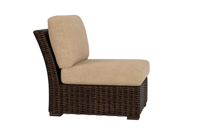 Lloyd Flanders Mesa Armless Sectional with Hayden Sand fabric, view 4