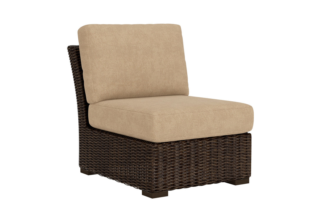 Lloyd Flanders Mesa Armless Sectional with Hayden Sand fabric, view 2