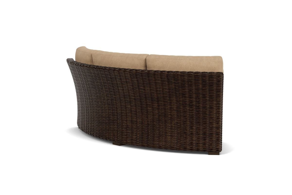 Lloyd Flanders Mesa Curved Sofa Sectional with Hayden Sand fabric, view 6